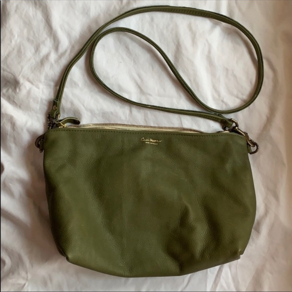 Ceri Hoover Green Shoulder Bag